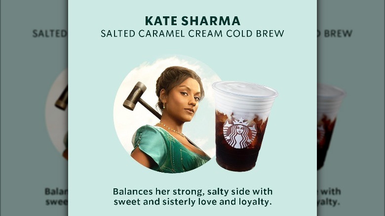 Kate Sharma paired with salted caramel cold brew