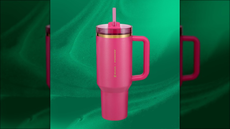 Pink Starbucks Stanley tumbler