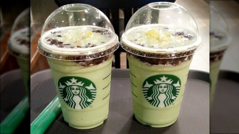 red bean green frap