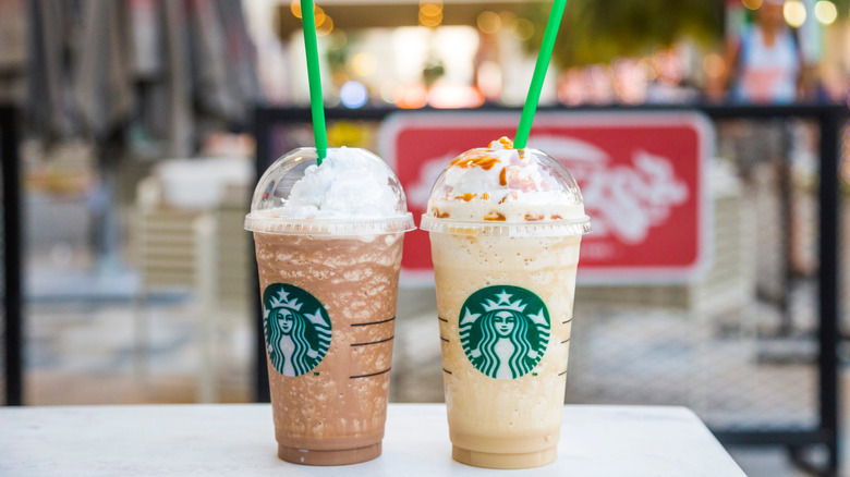 Starbucks blended beverages 