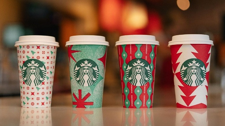 New Starbucks holiday cups