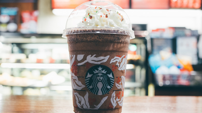 Starbucks peppermint mocha