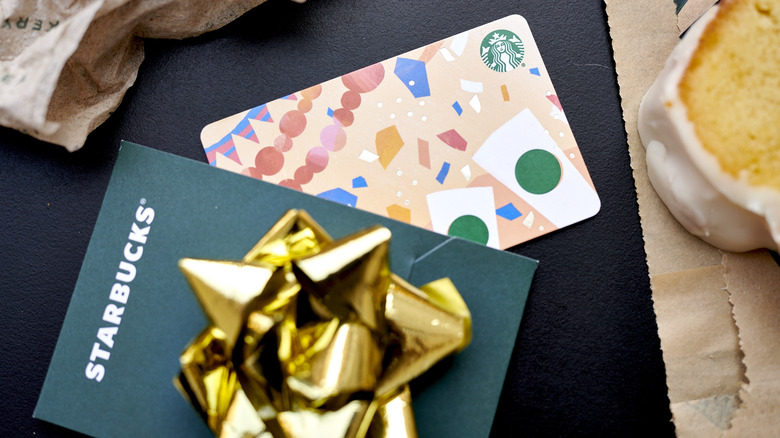 Starbucks gift card with box