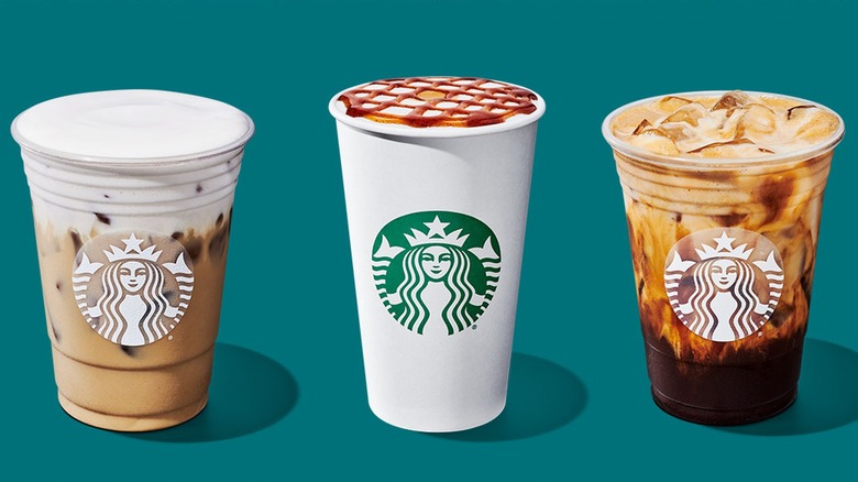 Starbucks' fall 2024 apple beverages