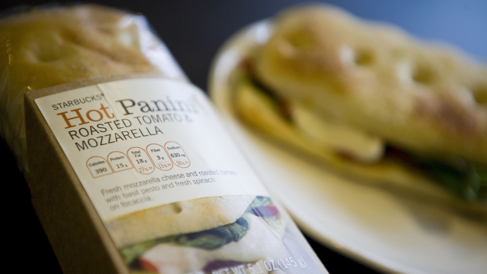 starbucks vegetarian panini