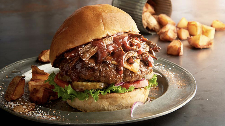 Saltgrass Steak House Brisket Burger