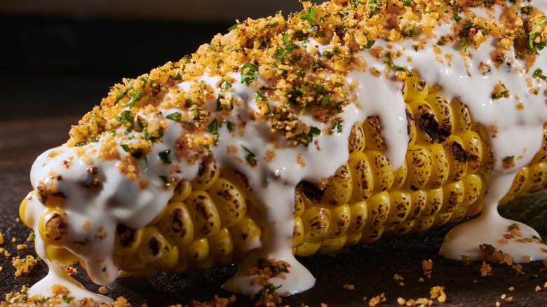 LongHorn Steakhouse fire-grilled corn 