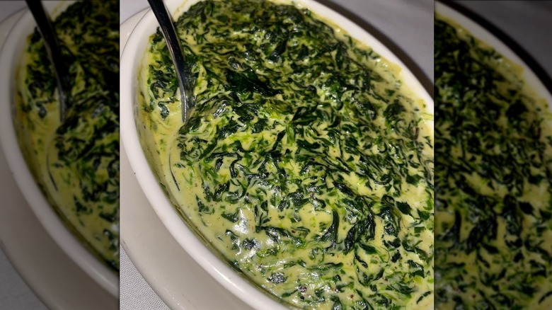 Morton's creamed spinach