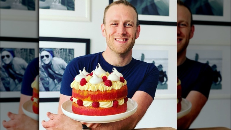 Steen Carter-Bailey with lemon drizzle Eton Mess 