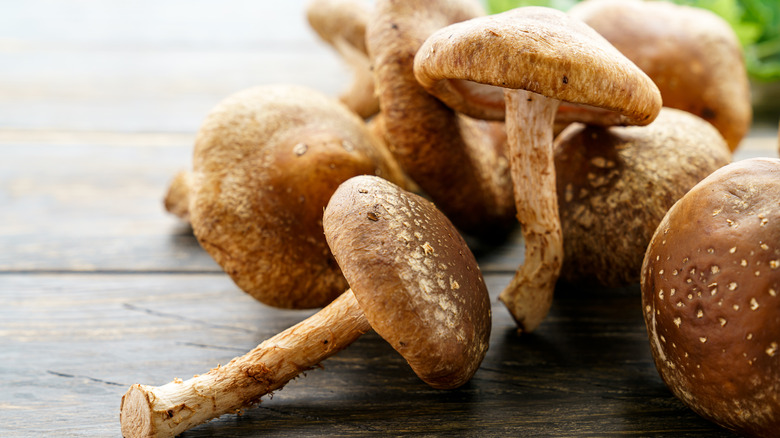 Shiitake mushrooms