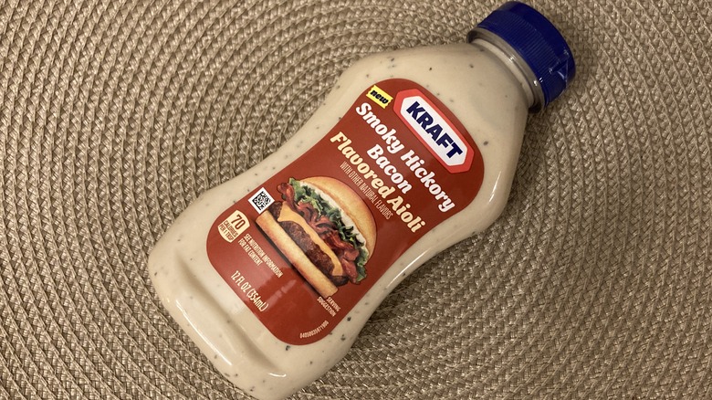 hickory bacon burger aioli from Kraft