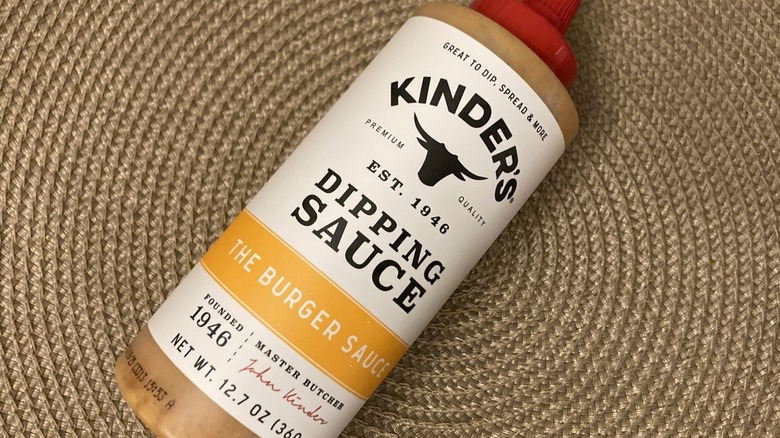 bottle of Kinders burger sauce