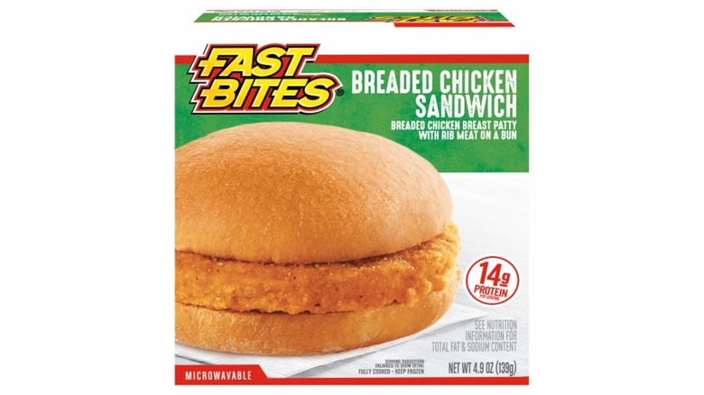 fast bites breaded chicken sandwich