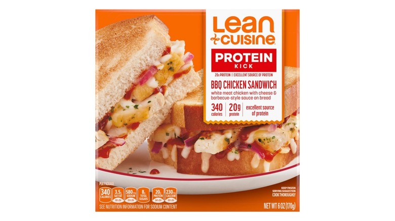lean cuisine bbq chicken sandwich