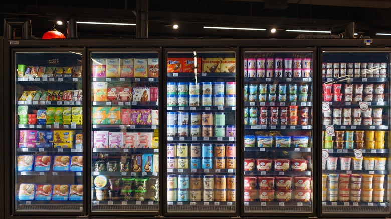 stocked dessert freezers