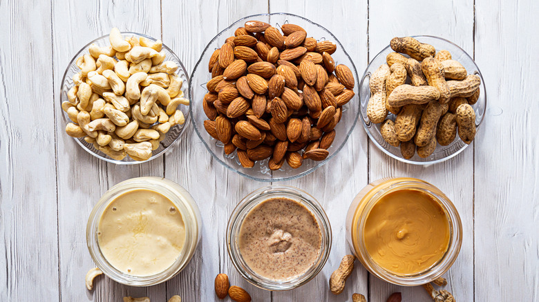 Various nut butters