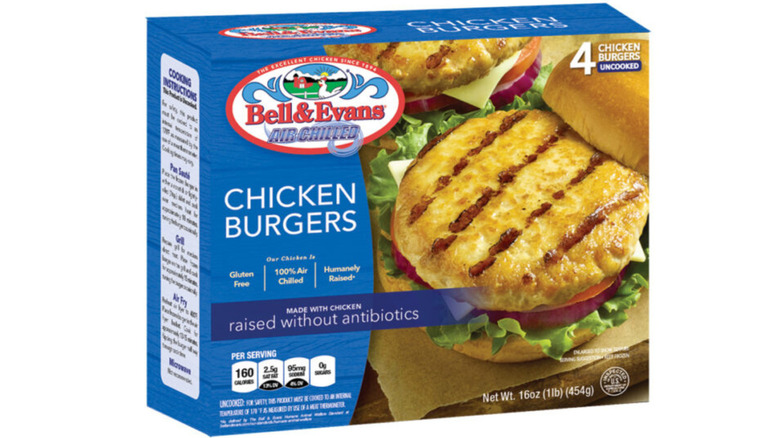 Bell & Evans Chicken Burgers