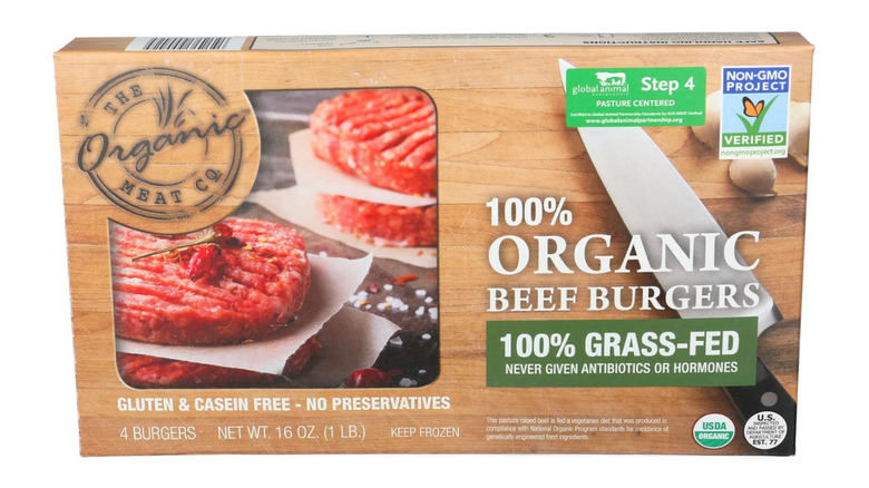 The Organic Meat Co, Organic Grass-Feed Beef Burgers