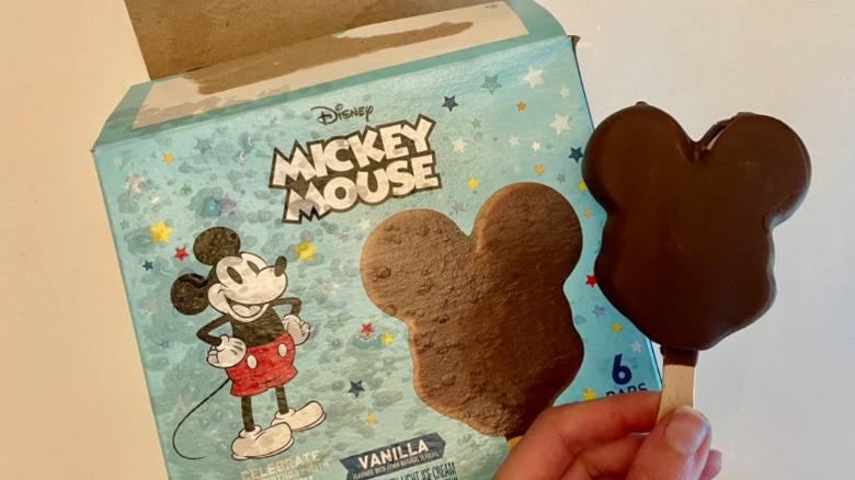 Mickey Mouse ice cream bars