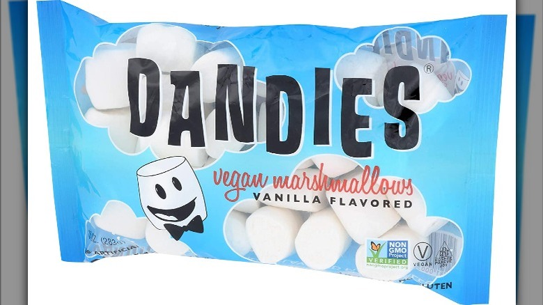 A pack of Dandies marshmallows.