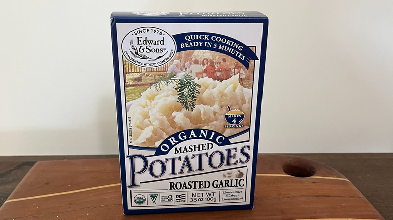 Edward & Sons Organic Mashed Potatoes Roasted Garlic