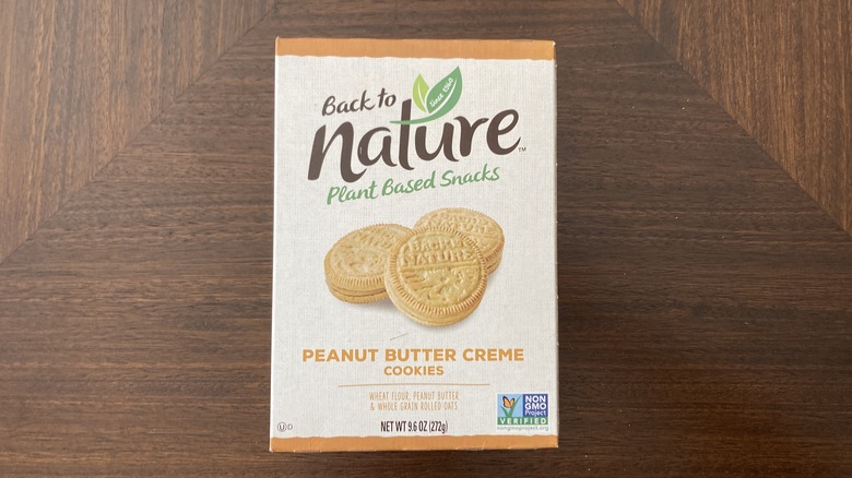 Back to Nature peanut butter cookies