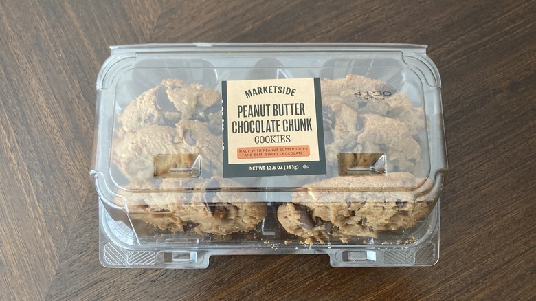 box of Marketside peanut butter cookies