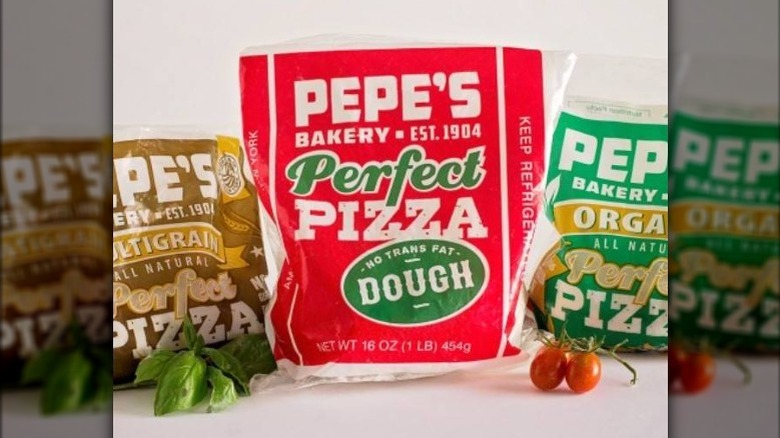 Pepe's pizza dough bags