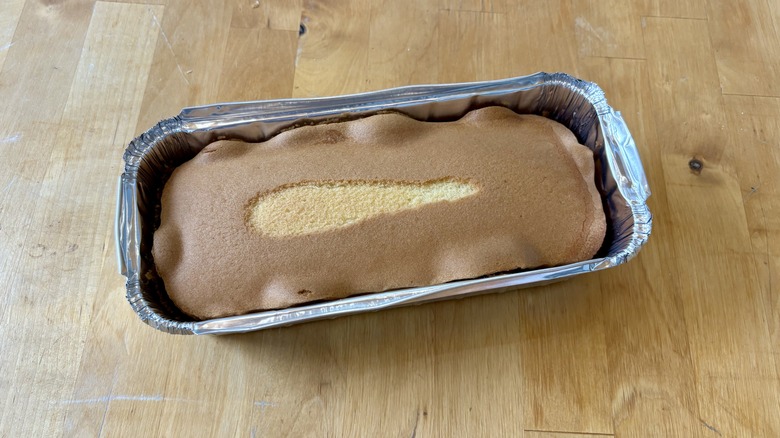 brown topped pound cake