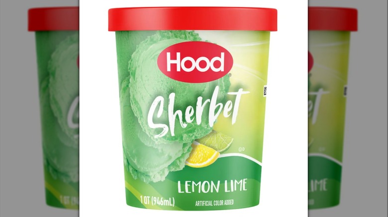 Hood's Lemon Lime Sherbet