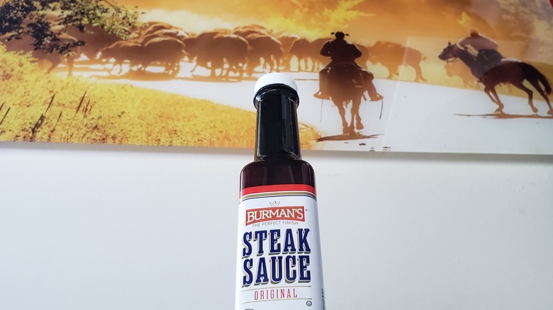 Aldi Burman's steak sauce