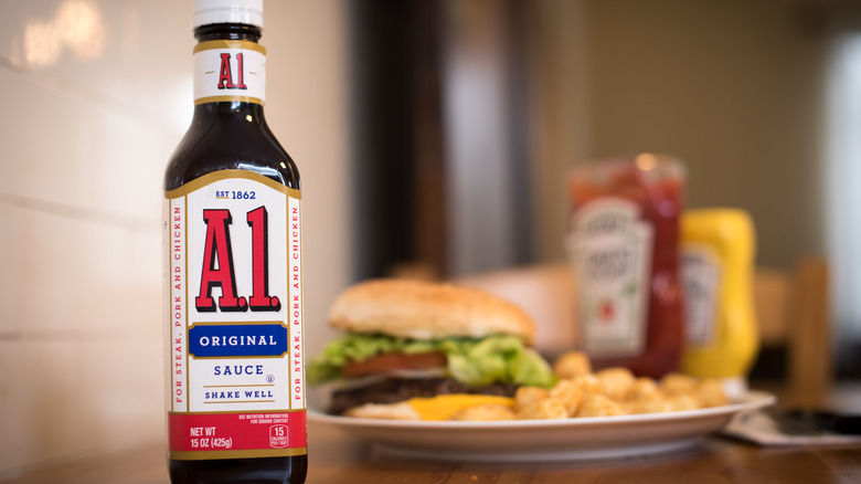 A1  sauce bottle