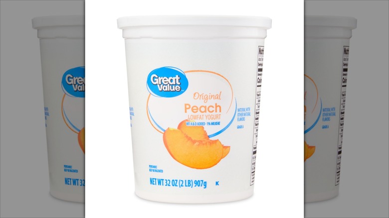 Great Value Original Peach Yogurt