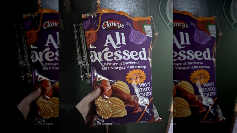 Aldi All Dressed potato chips