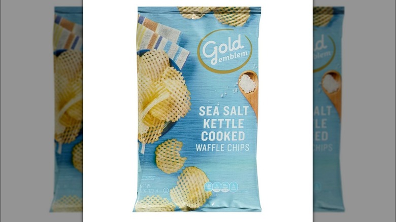 CVS Gold Emblem waffle chips