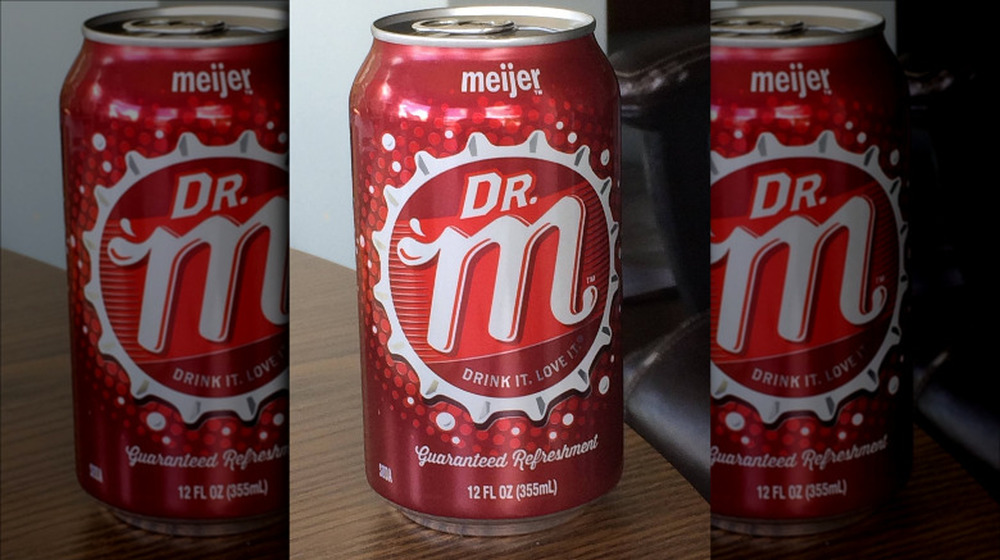 Meijer Dr. M soda can