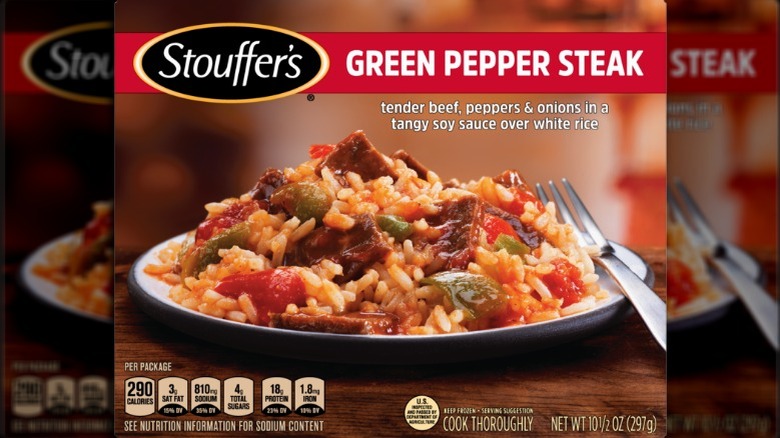 Stouffer's green pepper steak