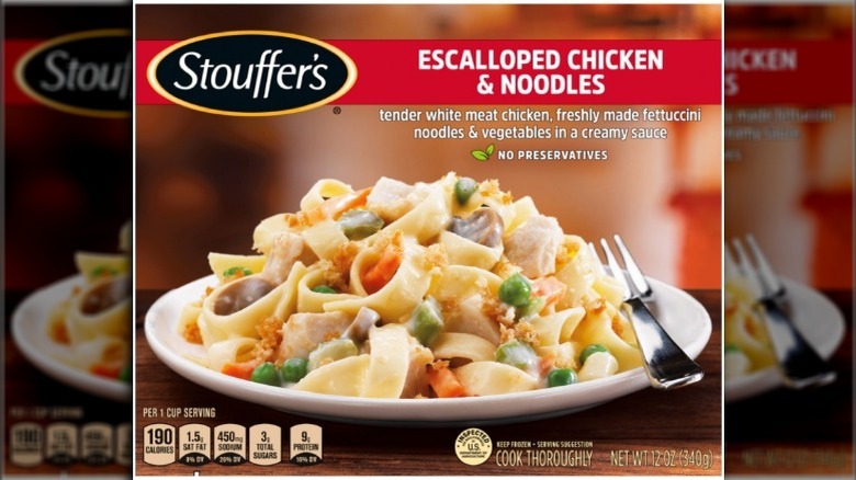 Stouffer's Escalloped chicken and noodles