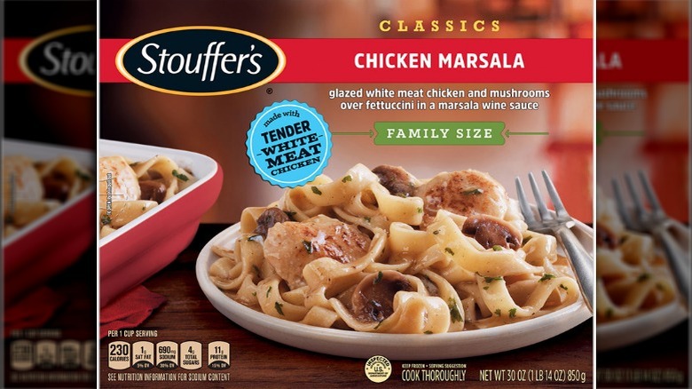 Stouffer's Chicken and mushroom marsala