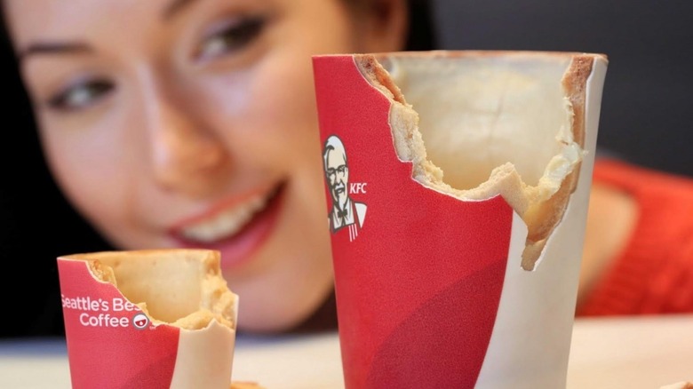 KFC edible coffee cup