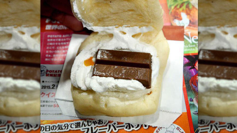 Kit Kat bar sandwich