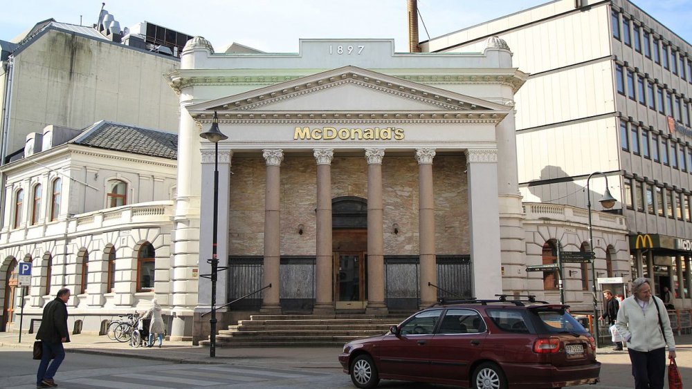 McDonald's in a Kristiansand former bank