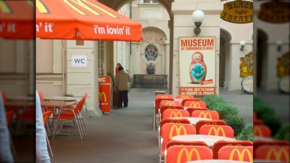 McDonald's next to the Museum of Communism