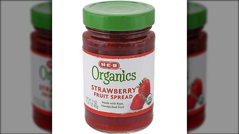 HEB Organics strawberry spread