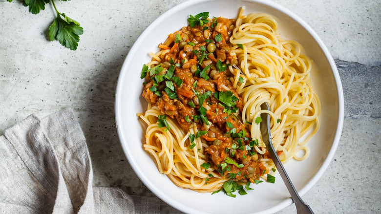 vegetarian bolognese sauce