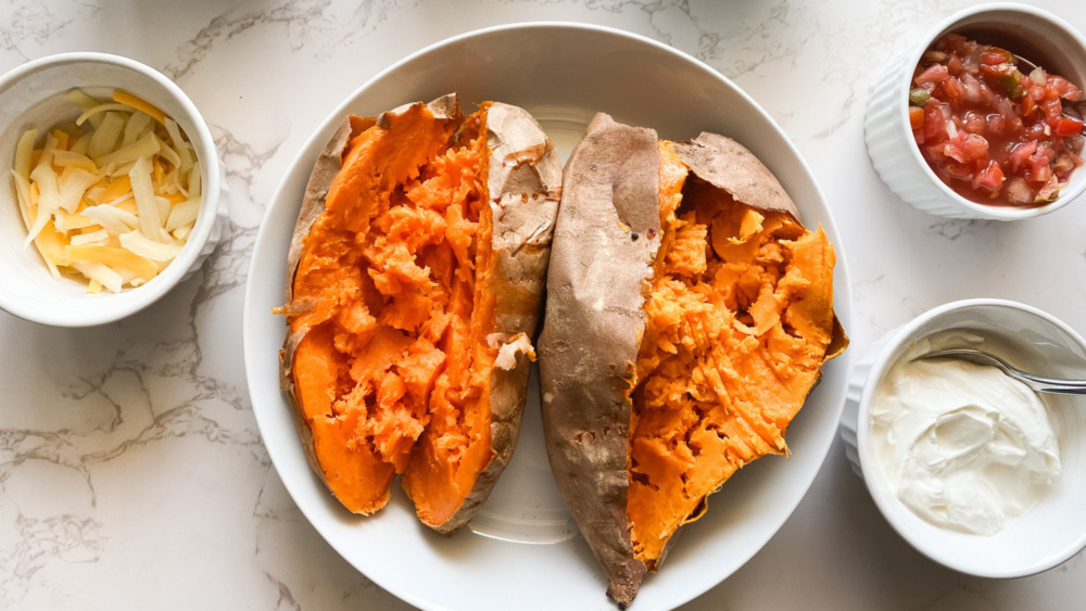 stuffed sweet potatoes