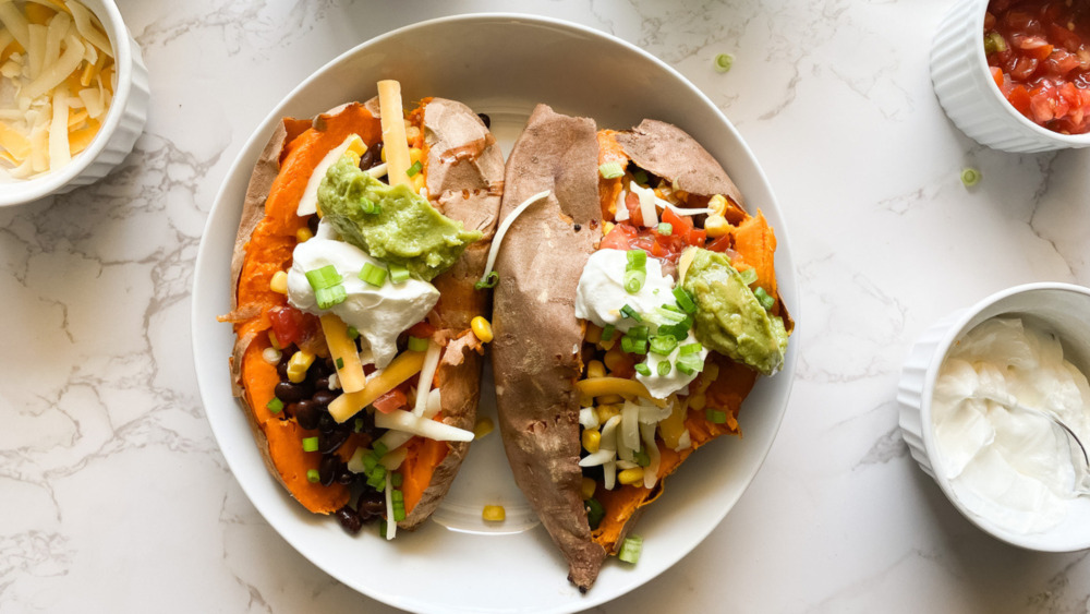 stuffed sweet potatoes