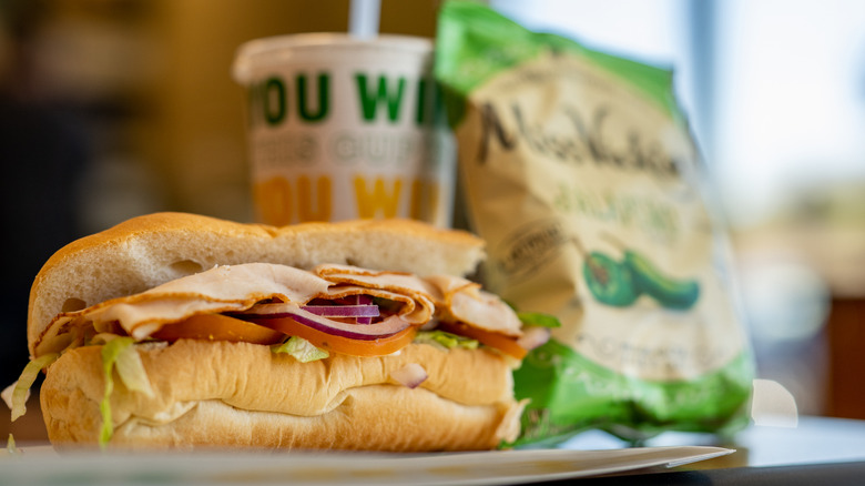 Subway sandwich meal