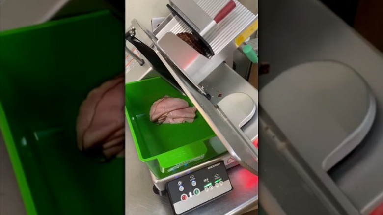 New Subway meat slicer