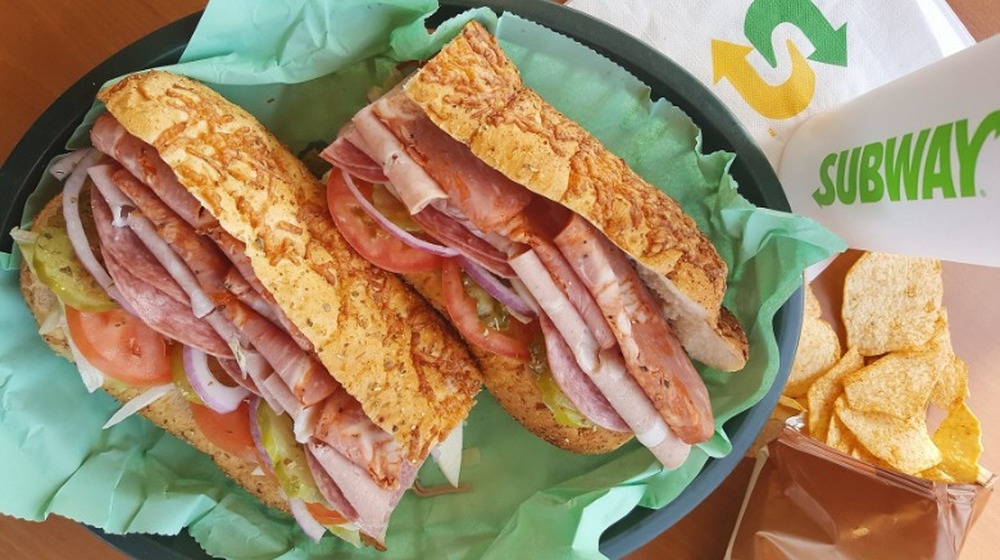 Subway Italian B.M.T. sandwich